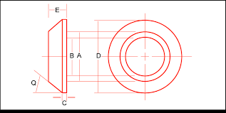 3/4 Cone spacer