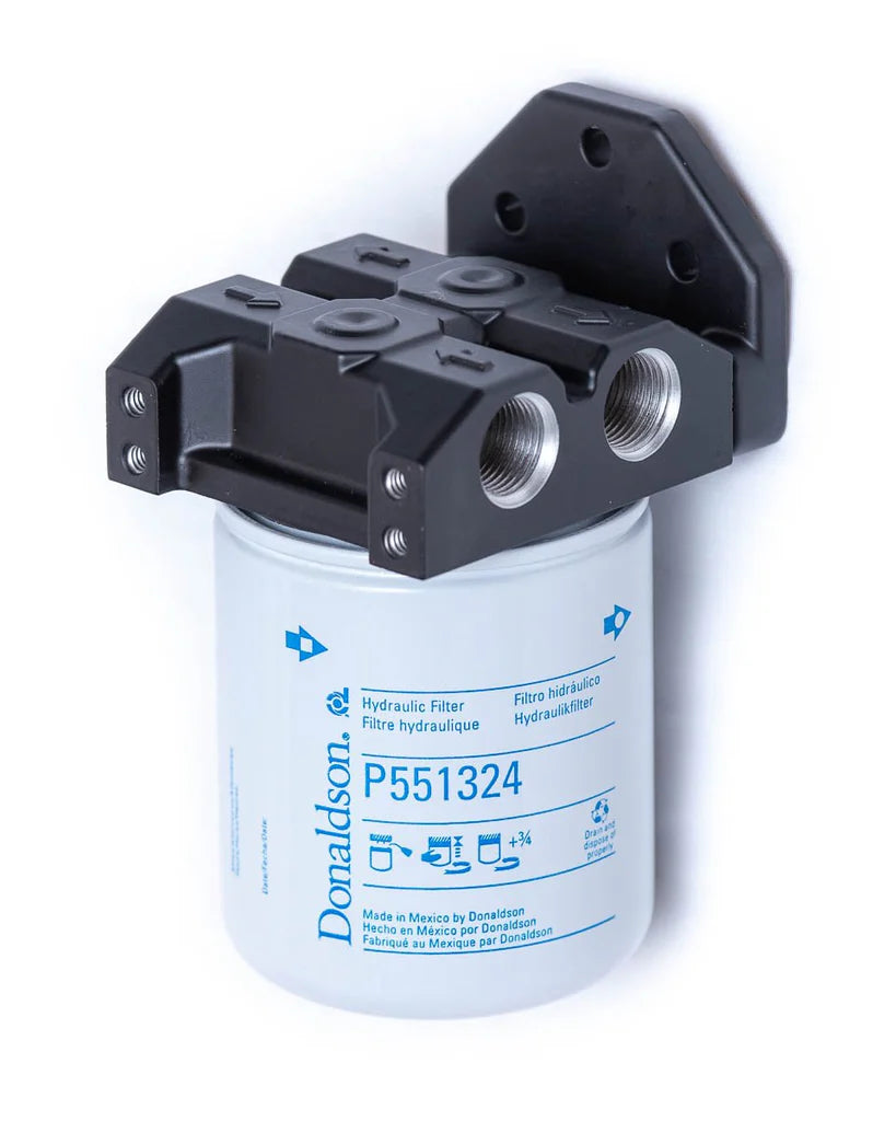 Radial Dynamics Remote Oil Filter Assembly - Compact