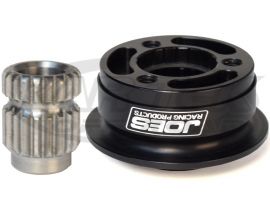 Joes Black Anodized Aluminum 3 Steering Wheel Quick Disconnect For 3/4" Shaft