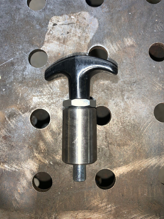 Spring loaded T handle