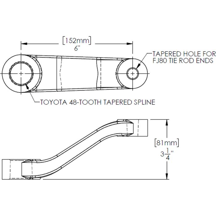Trail Gear Toyota Pitman Arm