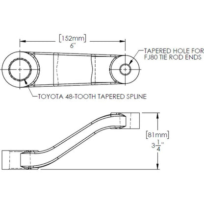 Trail Gear Toyota Pitman Arm