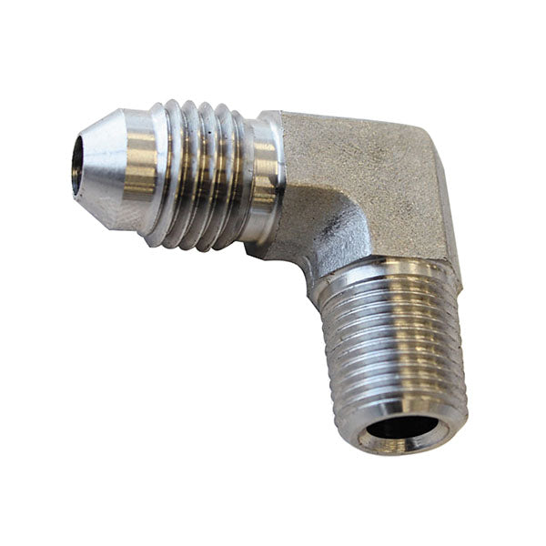 90° Stainless Steel 1/8″ NPT To AN Fitting