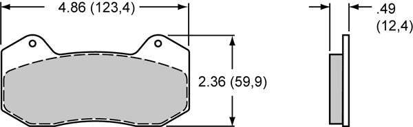 Wilwood 150-28-6712K Brake Pads
