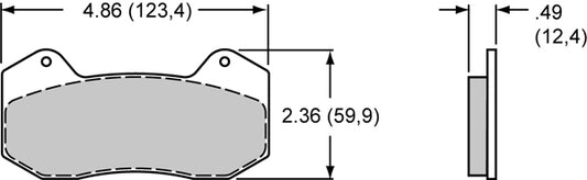 Wilwood 150-28-6712K Brake Pads