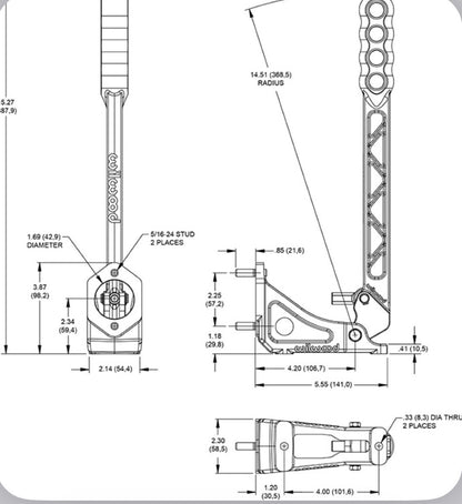 Wilwood Hand Brake Assembly 340-14769