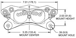 Wilwood Forged Dynalite Caliper 120-13843