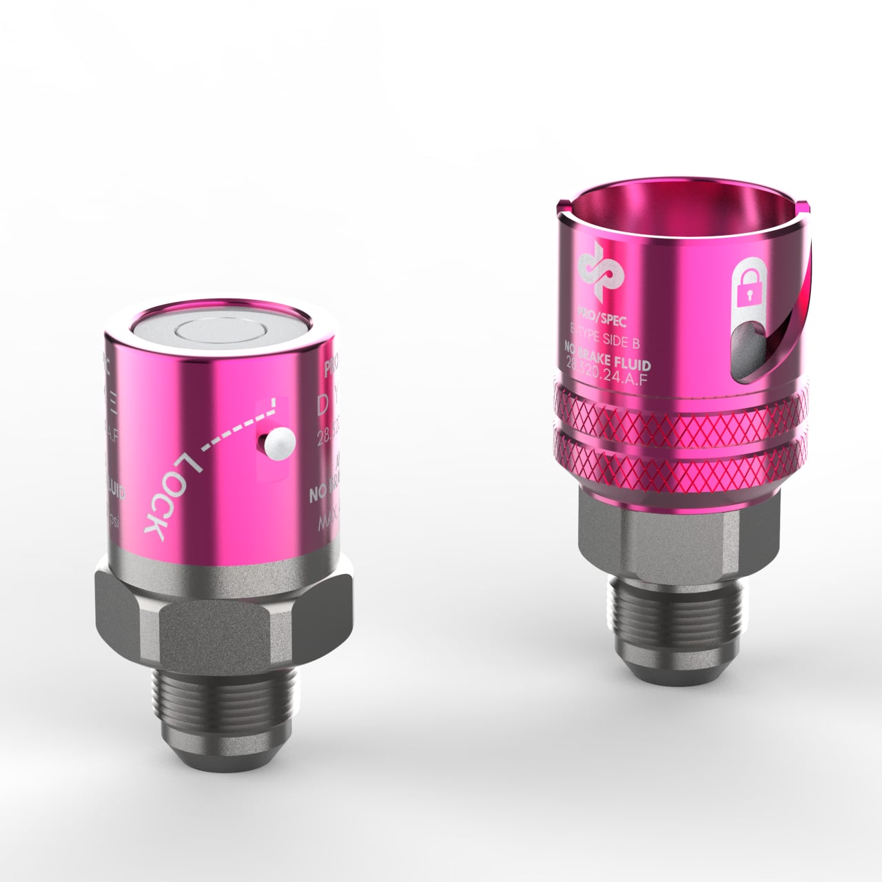 DymePSI -3AN Dry Break Fitting