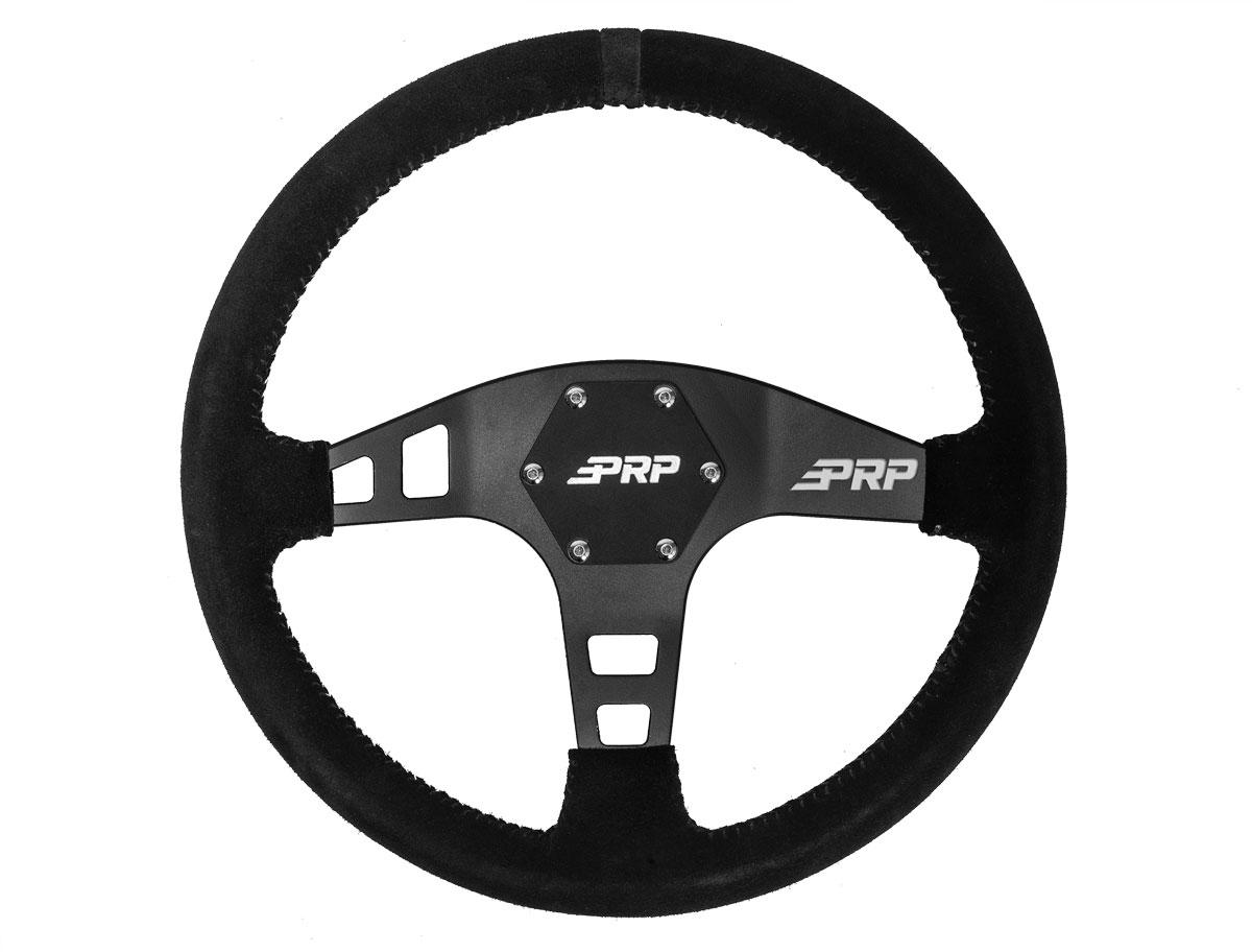 PRP Flat Suede Steering Wheel