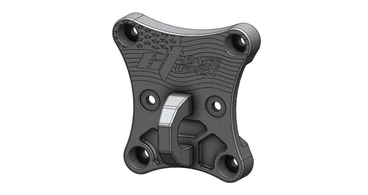 CT Raceworx Maverick X3 Billet Proof Radius Rod Plate with Tow Ring