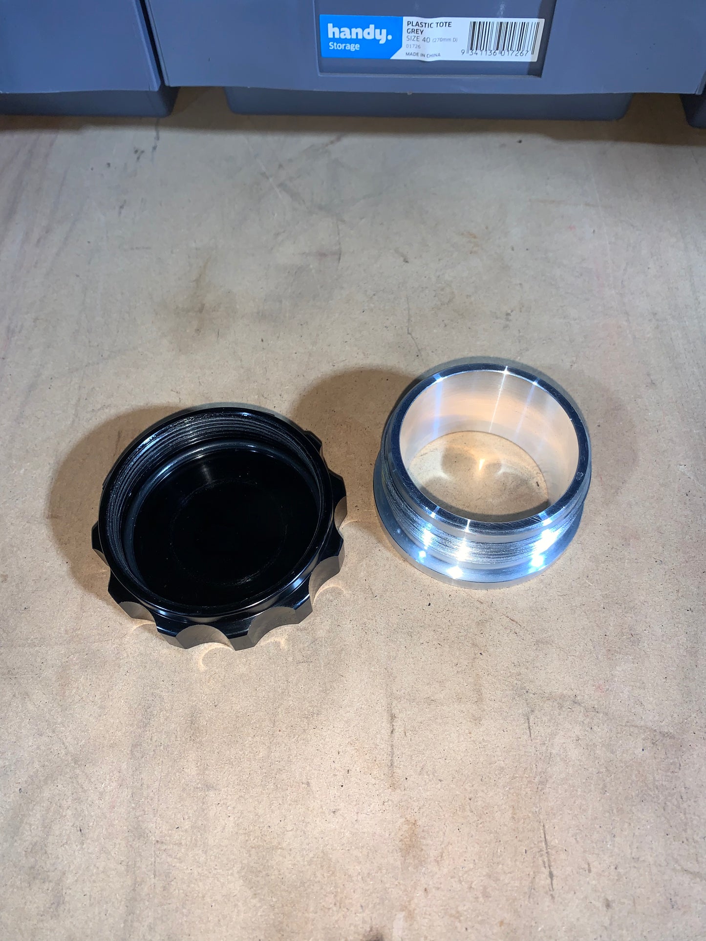 Hillfab alloy fill cap